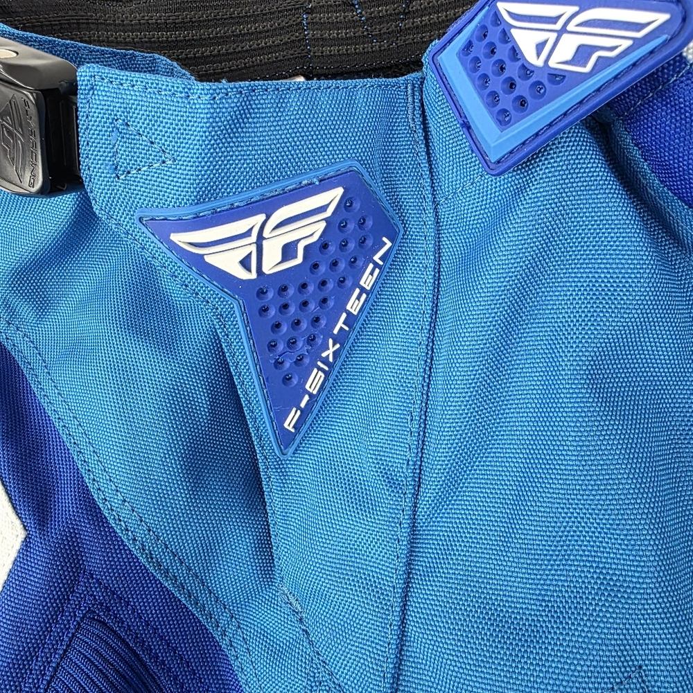 Fly Racing Pants F-16 Blue Size 18 - Picture 6 of 14